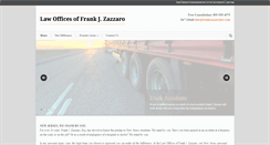 Desktop Screenshot of frankzazzarolaw.com