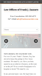 Mobile Screenshot of frankzazzarolaw.com